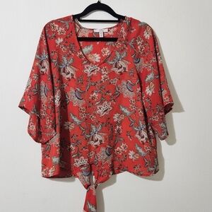 Como Vintage Floral Top